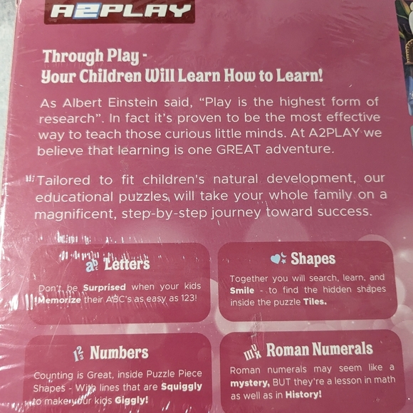 Educational Game for Kids. Junior 3 Puzzle Pack. New - Picture 3 of 10